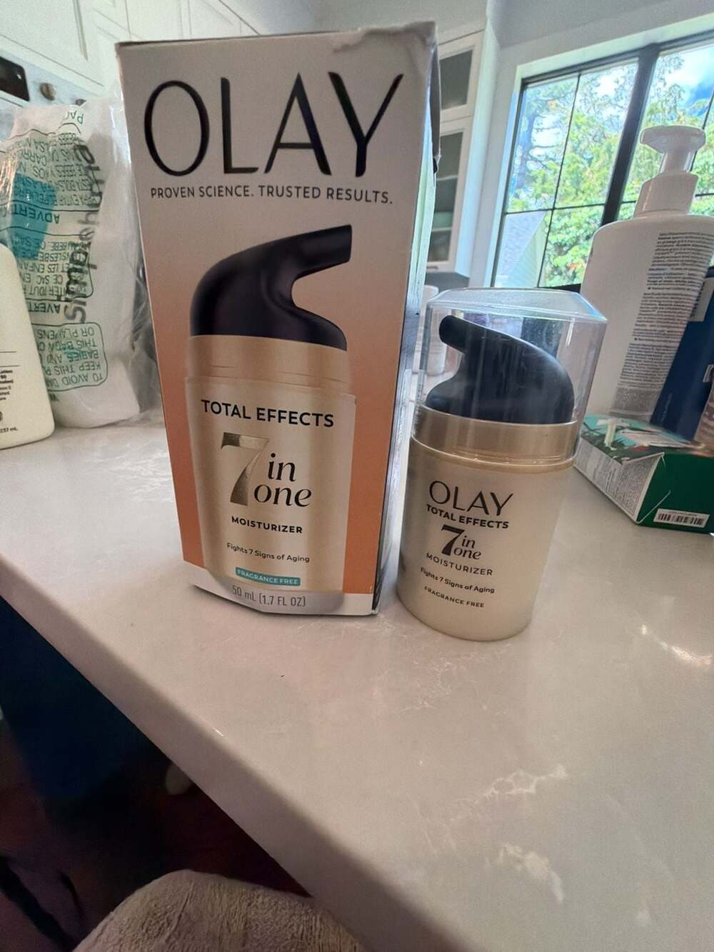 Olay Total Effects 7-in-1 Face Moisturizer Fragrance-Free 1.7 oz FAST 2 ship out
